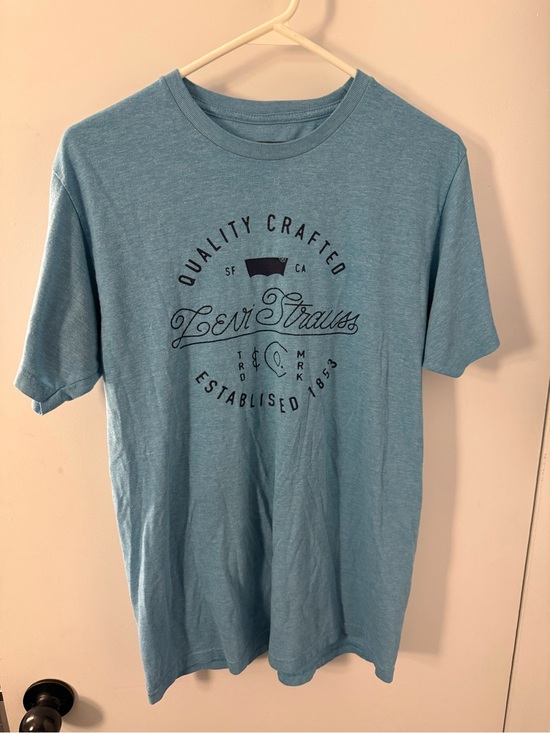 Levi's Other - Levi's Men's Heather Teal Graphic Crew Neck Tee